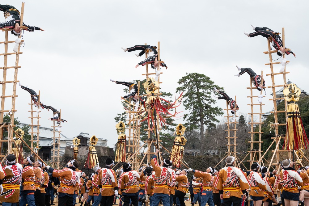 加賀鳶梯子登り